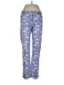 White House Black Market Paisley Blue Jeans Size 10 - photo 1