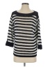 Gerry Weber Stripes Black Pullover Sweater Size S - photo 1
