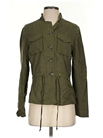 White House Black Market 3/4 Sleeve Button-Down Shirt (view 1)