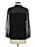 J. McLaughlin 100% Polyester Black Long Sleeve Blouse Size M - photo 2