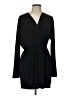BCBGeneration Solid Black Cocktail Dress Size L - photo 1