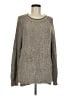 Ellen Tracy Metallic Gray Pullover Sweater Size M - photo 1
