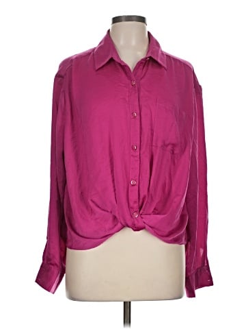 Rose + Olive Long Sleeve Blouse (view 1)