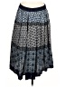 Studio West 100% Cotton Print Blue Casual Skirt Size L - photo 2
