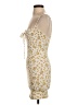 Papaya Floral Yellow Casual Dress Size S - photo 5