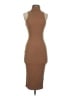 Zara Solid Brown Cocktail Dress Size S - photo 1