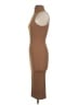 Zara Solid Brown Cocktail Dress Size S - photo 5