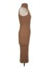 Zara Solid Brown Cocktail Dress Size S - photo 4