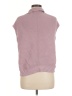 Weatherproof 100% Cotton Pink Sweater Vest Size M - photo 2