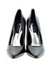 Nine West 100% Leather Black Heels Size 8 1/2 - photo 2