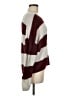 Madewell Stripes Burgundy Pullover Sweater Size M - photo 4