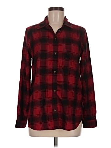 American Eagle Outfitters Long Sleeve Button-Down Shirt (view 1)
