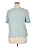 Kasper A.S.L. 100% Polyester Teal Short Sleeve Top Size 16 - photo 1