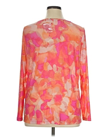 LOGO by Lori Goldstein Long Sleeve Blouse (view 2)