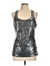 The Limited 100% Polyester Silver Sleeveless Top Size L - photo 1
