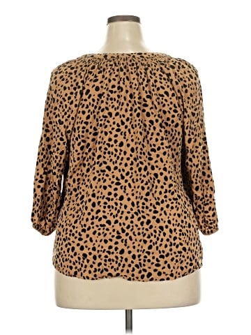 Crown & Ivy 3/4 Sleeve Blouse (view 2)