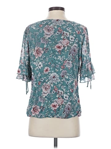 Sara Michelle Short Sleeve Blouse (view 2)