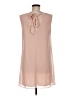 BCBGeneration 100% Polyester Solid Tan Casual Dress Size M - photo 2