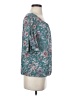 Sara Michelle Teal Short Sleeve Blouse Size S - photo 4