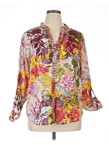 Magazine 3/4 Sleeve Blouse (view 1)