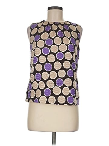 Tory Burch Sleeveless Silk Top (view 1)