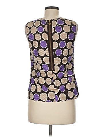 Tory Burch Sleeveless Silk Top (view 2)