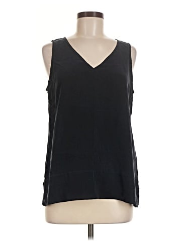 Ecru Sleeveless T-Shirt (view 1)