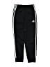 Adidas 100% Polyester Black Track Pants Size 8 - photo 1