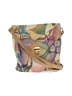Anuschka 100% Leather Floral Tan Brown Leather Crossbody Bag One size - photo 1