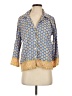 J.Crew 100% Cotton Blue 3/4 Sleeve Button-Down Shirt Size S - photo 1