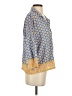 J.Crew 100% Cotton Blue 3/4 Sleeve Button-Down Shirt Size S - photo 4