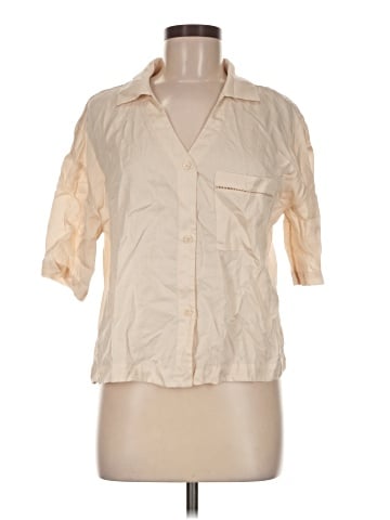 Eberjey 3/4 Sleeve Button-Down Shirt (view 1)