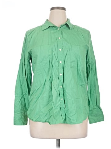 Ann Taylor LOFT Long Sleeve Button-Down Shirt (view 1)