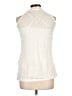 Vanity Ivory Sleeveless Blouse Size L - photo 2
