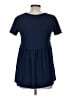 Pink Blush 100% Polyester Blue Short Sleeve Top Size Med Maternity - photo 2