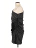 ALLSAINTS Metallic Silver Cocktail Dress Size 12 - photo 5