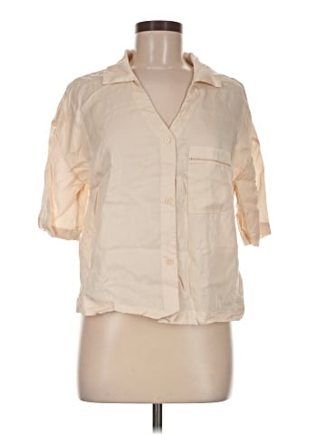 Eberjey 3/4 Sleeve Button-Down Shirt (view 1)