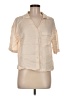 Eberjey 100% Tencel Ivory 3/4 Sleeve Button-Down Shirt Size M - photo 1