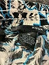 Aqua 100% Rayon Paisley Blue Shorts Size M - photo 3