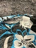 Aqua 100% Rayon Paisley Blue Shorts Size M - photo 4