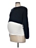 Seraphine Blue Pullover Sweater Size 6 Maternity - photo 1