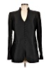 Dana Buchman 100% Silk Black Silk Blazer Size 10 - photo 1