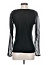 Ruby Ribbon Black Long Sleeve Top Size S - photo 2