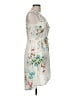 Bebop 100% Polyester Floral Ivory Casual Dress Size M - photo 4