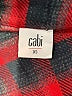 CAbi 100% Cotton Plaid Red Jacket Size XS - photo 6
