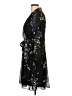 DKNY 100% Polyester Floral Black Cocktail Dress Size 12 (petite) - photo 5