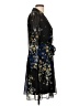 DKNY 100% Polyester Floral Black Cocktail Dress Size 12 (petite) - photo 4