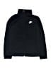 Nike 100% Polyester Black Zip Up Hoodie Size L (kids) - photo 1
