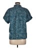 Sigrid Olsen 100% Linen Blue Short Sleeve Blouse Size M - photo 2