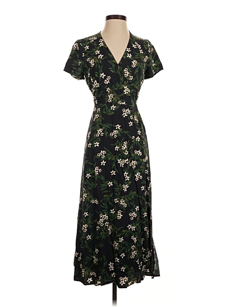 Pre-owned Marine Layer Casual Dress In Green